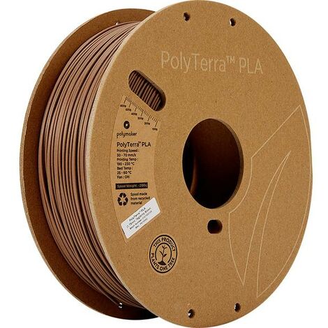 Polymaker PA08005 PolyWood Filamento per stampante 3D Plastica PLA 1.75 mm  600 g Marrone 1 pz.