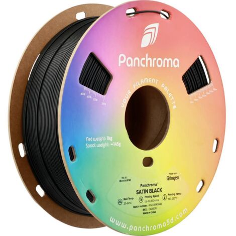 Polymaker CA05011 Panchroma™ Satin Filament PLA satiné, rigidité élevée 1.75 mm 1000 g noir 1 pc(s)
