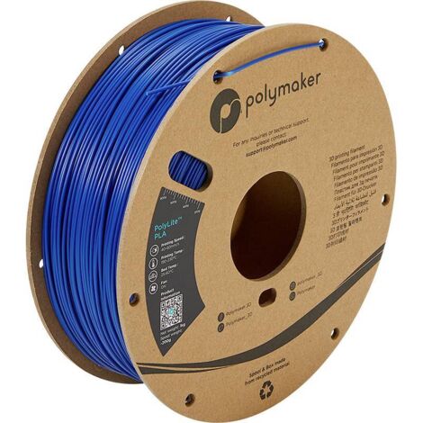 Polymaker PA02005 PolyLite Filament PLA 1.75 mm 1000 g bleu 1 pc(s) X250892