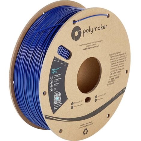 Polymaker PB01007 PolyLite Filamento per stampante 3D PETG resistente al calore, Elevata resistenza alla trazione 1.75