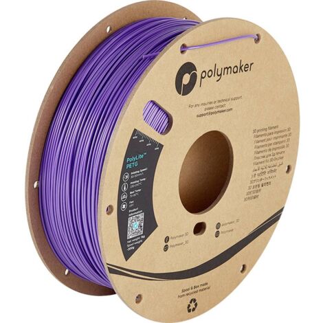 Polymaker PB01008 PolyLite Filamento per stampante 3D PETG resistente al calore, Elevata resistenza alla trazione 1.75