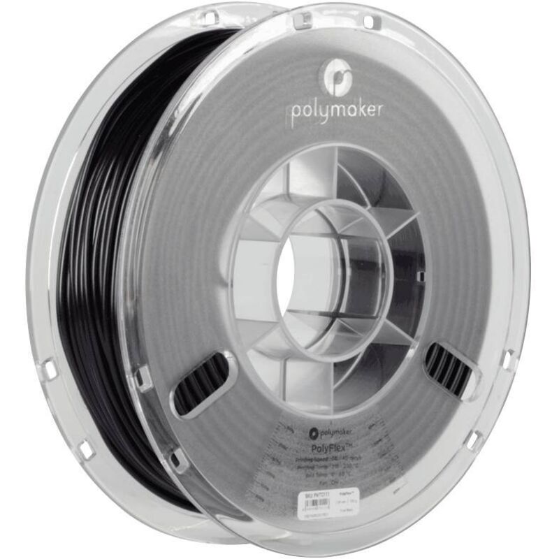 PD01007 PolyFlex TPU-95A Filament tpu flexible 2.85 mm 750 g noir 1 pc(s) - Polymaker