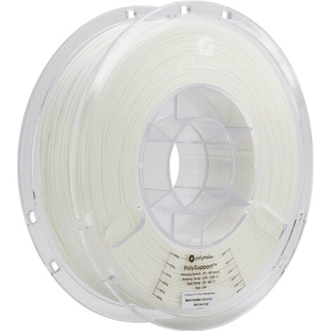 Polymaker PD04001 Filamento Polysupport bianco perla 750g