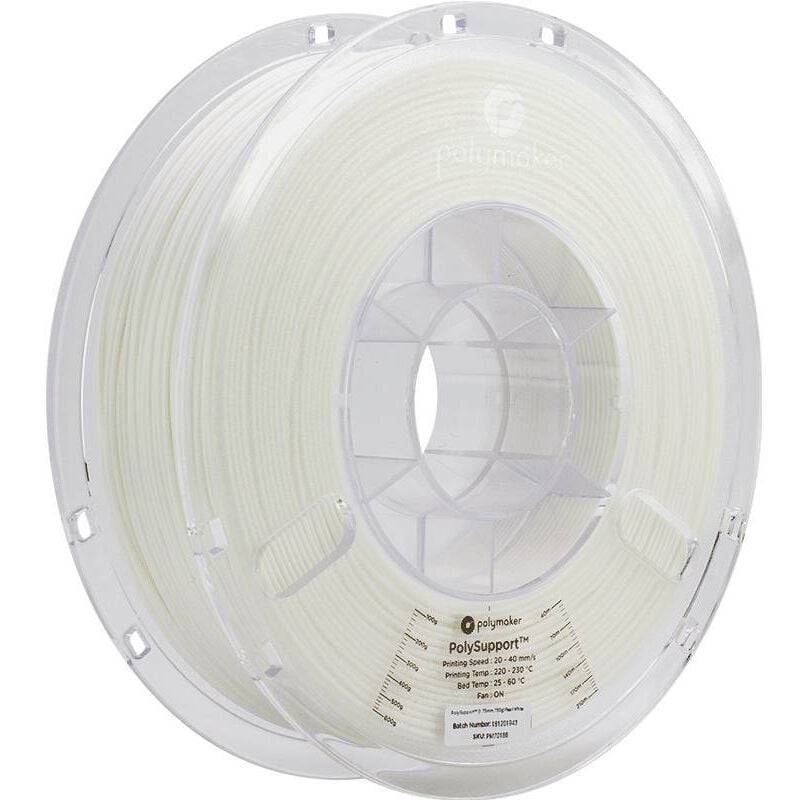 PD04001 Polysupport Breakaway Filament Matériau support 1.75 mm 750 g blanc perle 1 pc(s) - Polymaker