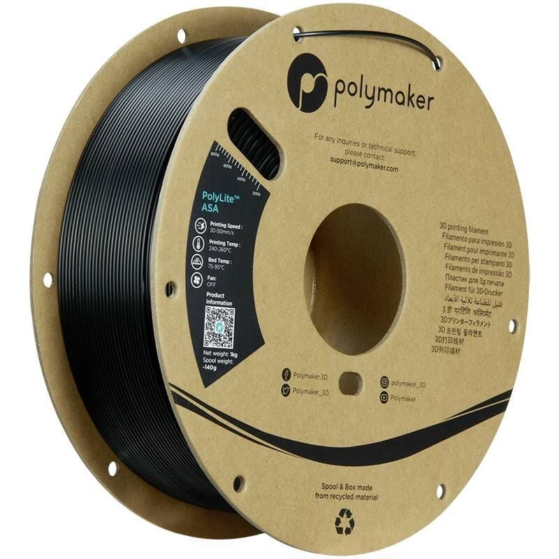 PF01044 Filament asa résistant aux uv, résistant aux intempéries, résiste à la chaleur, résiste aux chocs 1.7 - Polymaker