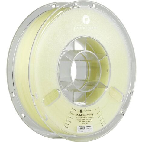 Polymaker PH01001 PolyDissolve™ S1 Filamento per stampante 3D Plastica PVA idrosolubile 1.75 mm 750 g Naturale 1 pz.
