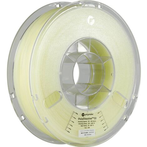 Polymaker PH01002 Polydissolve S1 Filamento per stampante 3D Plastica PVA idrosolubile 2.85 mm 750 g Naturale 1 pz.