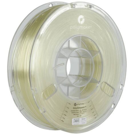 Polymaker PJ01011 PolySmooth Filamento per stampante 3D PVB lucidabile 1.75 mm 750 g Trasparente 1 pz.