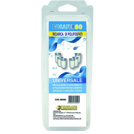 Polyphosphat-Nachfüllpackung 80 g, 6er-Pack