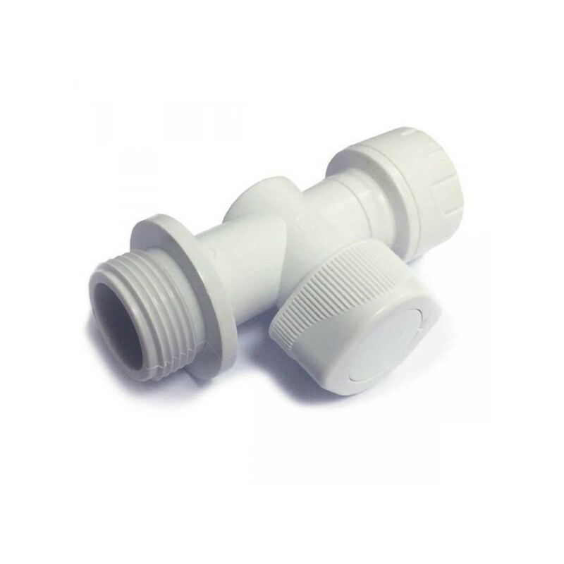 PolyPlumb PB5915 Shut Off Valve Hot Cold 15mm x 15mm - 5 Pack - Polypipe