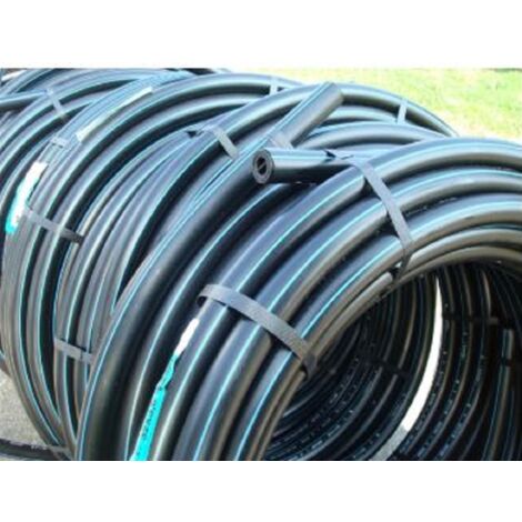 Polypipe – Tube PE pour eau potable – Couronne de 100 mètres – Diamètre 50mm – Pression 12,5 Bar – Certifié NF114 - PE100