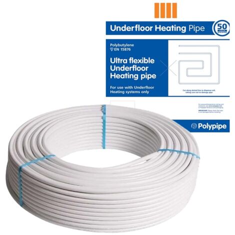 Polypipe UFH8012B Barrier Ultra Flexible Underfloor Heating Pipe 80m X 12mm