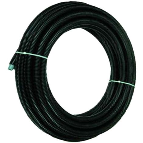 Polypipe UFHCP1525 Conduit Polypropylene Ducting Black Pipe Coil 15mm x 25m