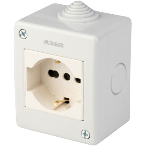 POLYPOOL PP0172X CASSETTA EST IP40 C/PR BIP SCHUKO- 1,0 pz