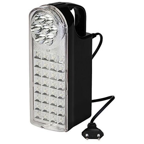 Polypool PP3300 Lampada Portatile di Emergenza Ricaricabile con Luce Led  20h di Autonomia
