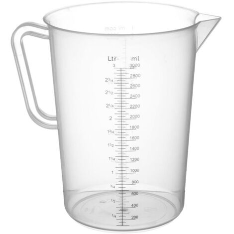 Polypropylen-Messbecher mit Skala 3 l - Hendi 567401