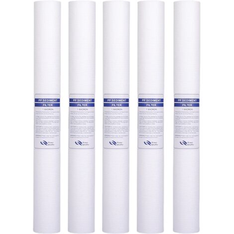 Polypropylen-Sedimentfilterpatrone für Hauswasserfiltersysteme – 4,5 x 20 Zoll – 1 Mikron