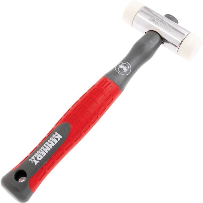 Pro Polypropylene Shaft 15oz Hard Faced Hammer - Kennedy