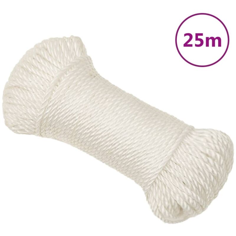 Vidaxl - Arbeitsseil Weiß 3 mm 25 m Polypropylen 309151