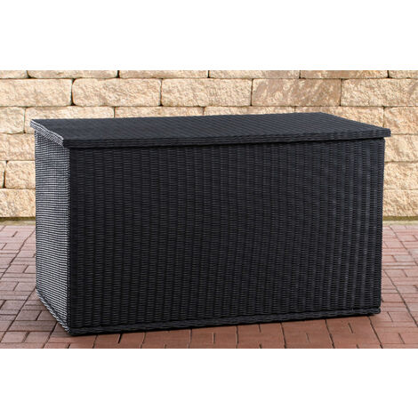 Polyrattan Auflagenbox Comfy 5mm schwarz 125 cm