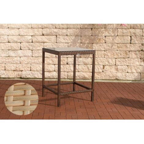 Polyrattan Tisch Alia sand