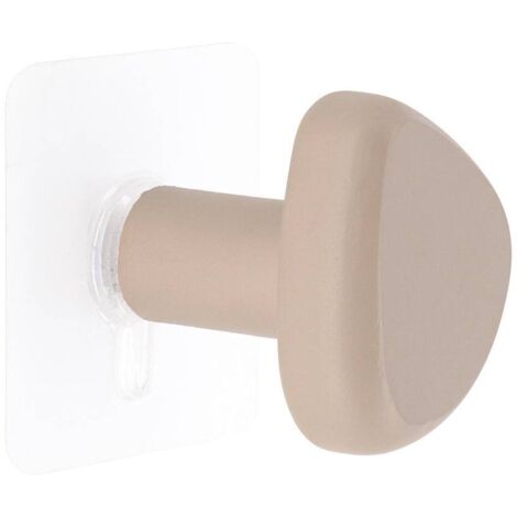 Polyresin-pfosten in form eines kieselsteins, kleines modell auf sticker - taupe - Tendance