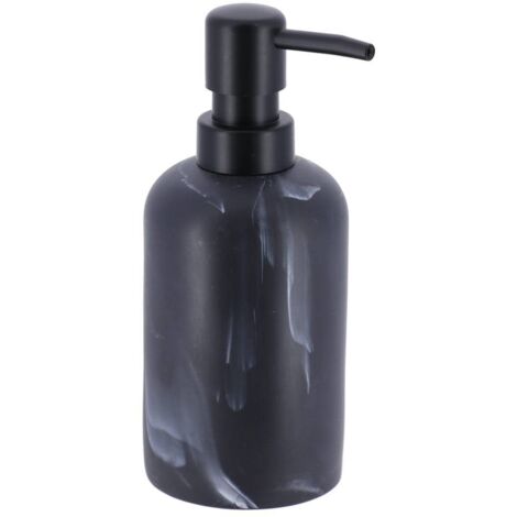 Polyresin-seifenspender 300 ml - marmorschwarz - Tendance