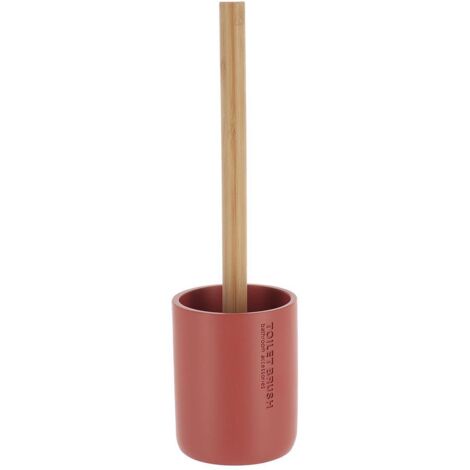 Polyresin-wc-bürste - terracotta - Tendance