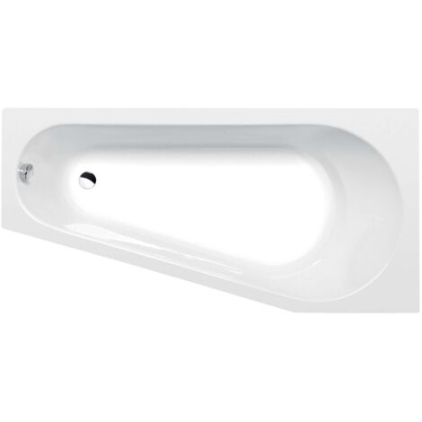 Polysan Badewannen - Asymmetrische Badewanne PROJECTA 160x80x44 cm, weiß 21111