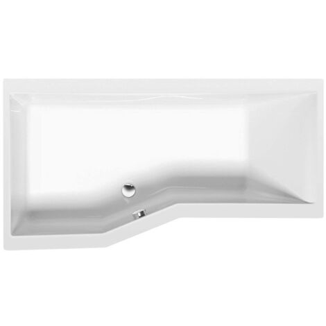 Polysan Badewannen - Asymmetrische Badewanne VERSYS L, 170x84x47 cm, links, weiß 70111