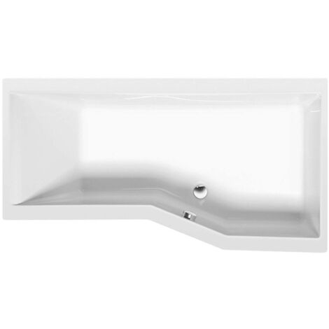 Polysan Badewannen - Asymmetrische Badewanne VERSYS R, 170x84x47 cm, rechts, weiß 70611