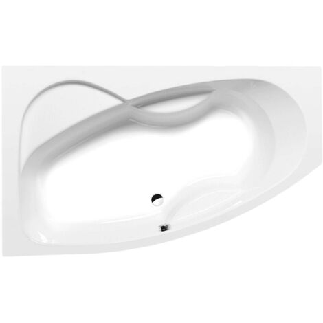 Polysan Baignoires - Baignoire asymétrique MAMBA L, 170x100x44 cm, blanc 76111
