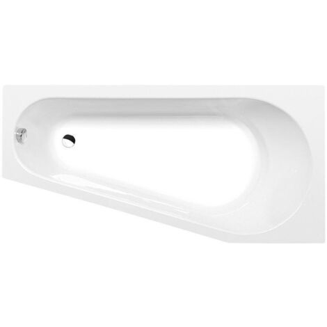 Polysan Baignoires - Baignoire asymétrique PROJEKTA 1600 x 800 x 440 mm, blanc 21111