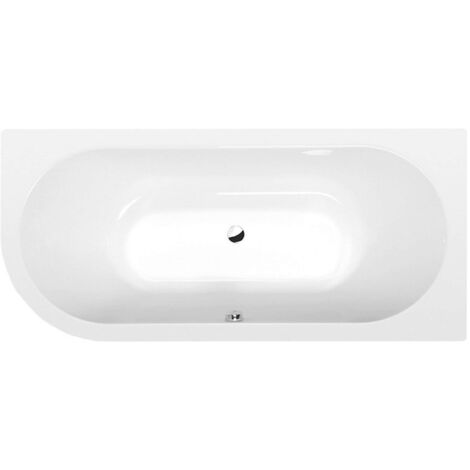 Polysan Baignoires - Baignoire asymétrique VIVA R 185, 1850 x 800 x 470 mm, droite, blanc 72129