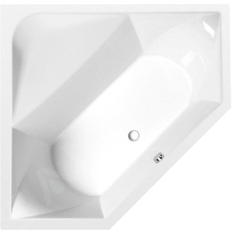 Polysan - Baignoires - Baignoire d´angle floss 145x145x50 cm, blanc 98611