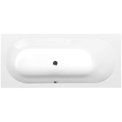 Polysan Bañeras - Bañera rectangular ASTRA B, 165x75x48 cm, blanca 32611