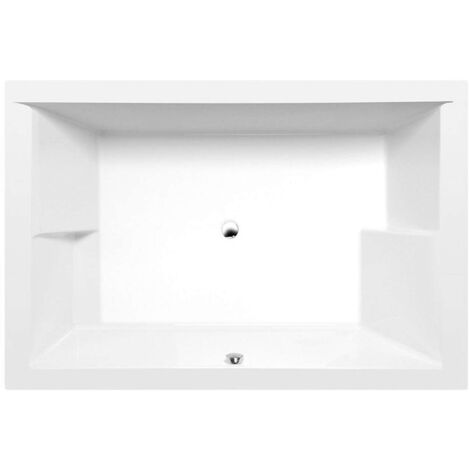 Polysan Bañeras - Bañera rectangular DUPLA 180x120x54 cm, blanca 13611