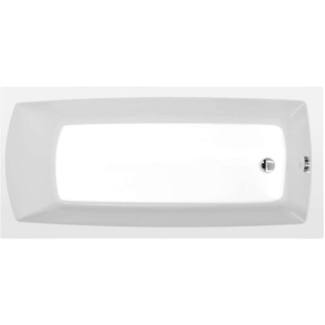 Polysan Bañeras - Bañera rectangular Lily, 150x70x39 cm, blanca 72273