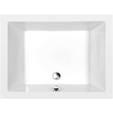 Polysan Deep - Duschwanne, tief, 100x75x26 cm, weiß 72879
