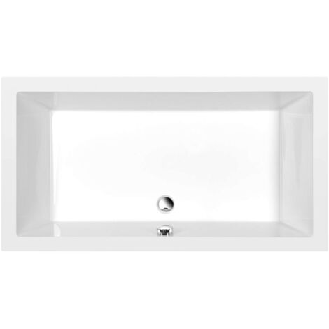 Polysan Deep - Duschwanne, tief, 140x75x26 cm, weiß 72947