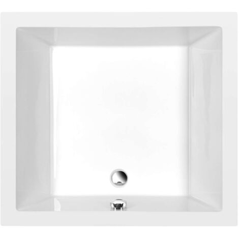 Polysan Deep - Plato de ducha profundo, 100x90x26 cm, blanco 72340