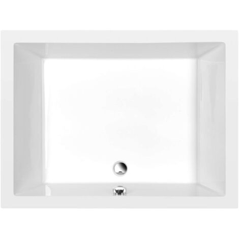 Polysan Deep - Plato de ducha profundo, 120x90x26 cm, blanco 72383