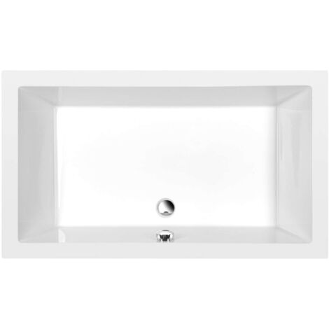 Polysan Deep - Plato de ducha profundo, 130x75x26 cm, blanco 72942