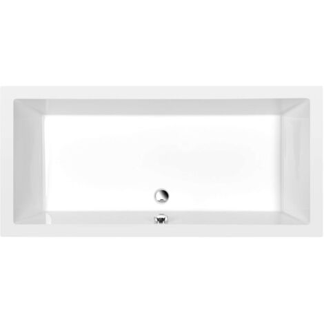 Polysan Deep - Plato de ducha profundo, 160x75x26 cm, blanco 72385