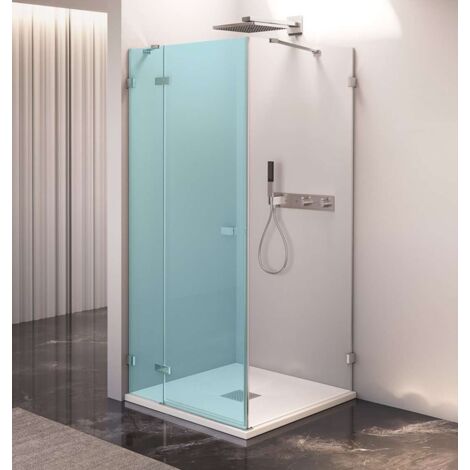 Polysan - Duschwand 80 cm, Chrom/Klarglas FL3582