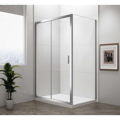 Polysan Easy Line - Duschkabine 120x80 cm, Chrom/Klarglas EL1215EL3215