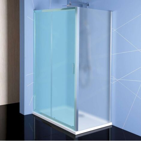 Polysan Easy Line - Paroi du douche 90 cm, verre Brick EL3338