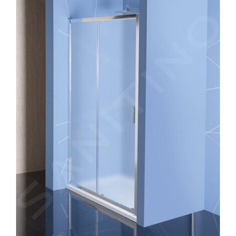 Polysan Easy Line - Porte de douche coulissante 1100 mm, verre Brick EL1138