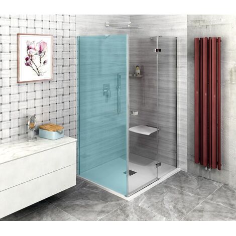 Polysan Fortis Line - Porte de douche 100 cm, à droite, chrome/verre transparent FL1010R