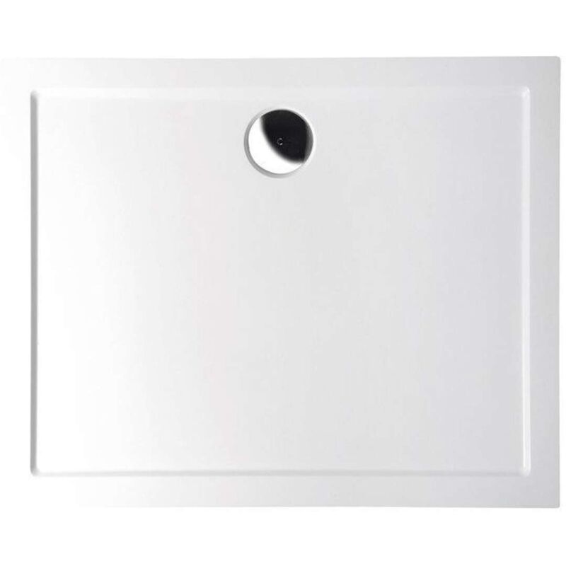Polysan Karia - Receveur de douche 90x80x3 cm, blanc 63511